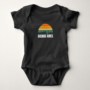 Buenos Aires Retro Baby Strampler