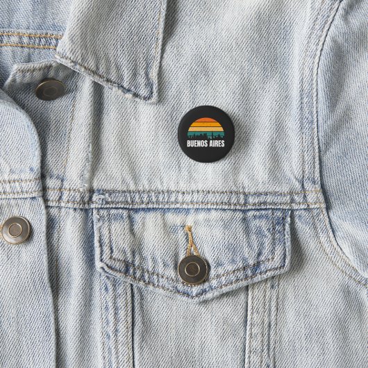 Buenos Aires Retro Button (Beispiel)