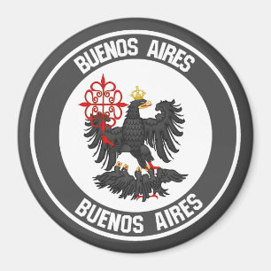 Buenos Aires RundEmblem Magnet