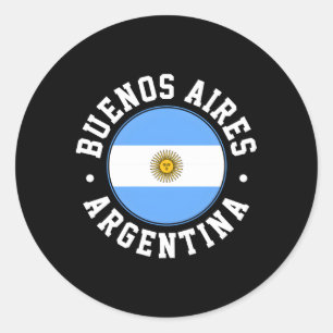 Buenos Aires Runder Aufkleber
