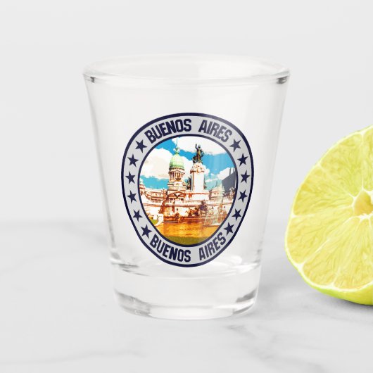Buenos Aires Schnapsglas (Vorderseite)
