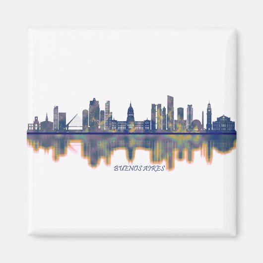 Buenos Aires Skyline Magnet (Vorne)