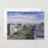 Buenos Aires Skyline Postkarte (Vorne/Hinten)
