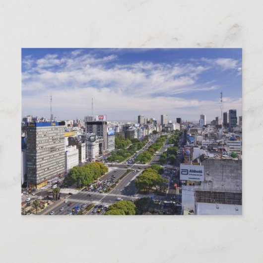 Buenos Aires Skyline Postkarte (Vorderseite)