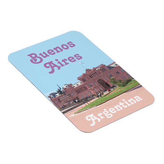 Buenos Aires Souvenir, Argentinien Magnet (Rechte Seite)