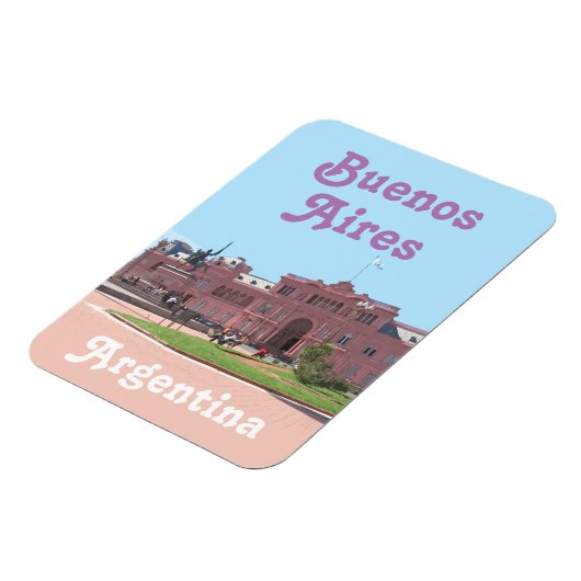 Buenos Aires Souvenir, Argentinien Magnet (Linke Seite)