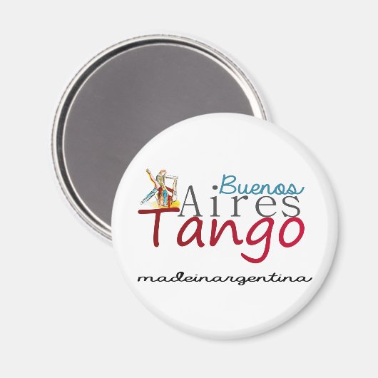 Buenos Aires Tango Magnet (Vorderseite/Rückseite)
