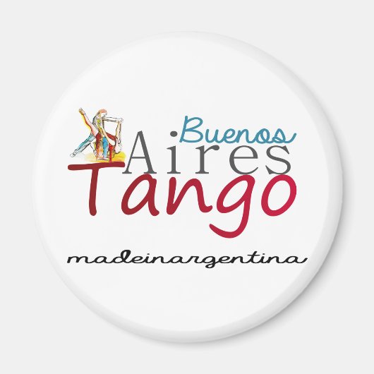 Buenos Aires Tango Magnet (Vorne)