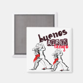 Buenos Aires Tango Magnet (Vorderseite/Rückseite)