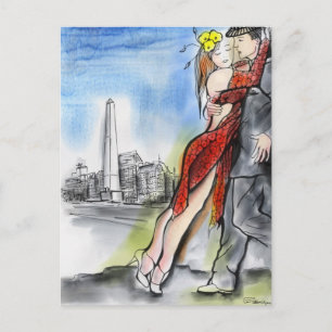 Buenos Aires Tango Postkarte