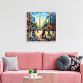 Buenos Aires Tango Straßenszene Gespannte Leinwand (Insitu (Wohnzimmer))