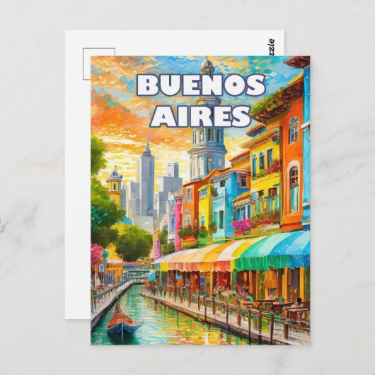 Buenos Aires, the City of Passions and Tango Postkarte (Vorne/Hinten)