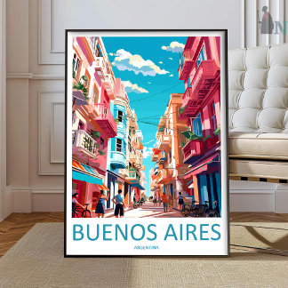 Buenos Aires Travel Print Wall Art Buenos Aires Wa Poster
