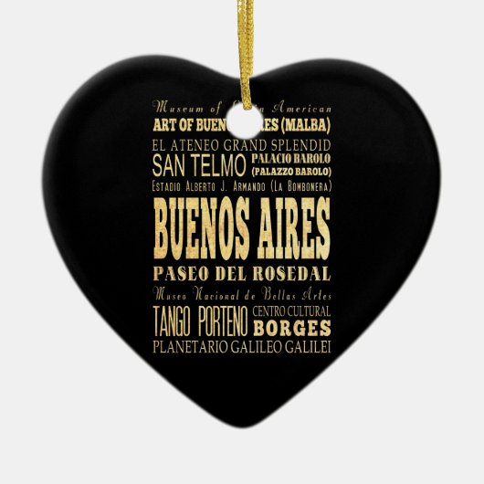 Buenos- Airesstadt der Keramik Ornament (Vorne)
