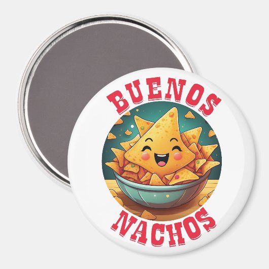 Buenos Nachos Magnet (Vorderseite/Rückseite)