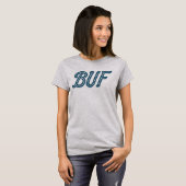 BUF Buffalo Airport Code - Buffalo NY Aviation T-Shirt (Vorne ganz)