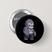Buff Alpha Silverback Gorilla Ape Design Boxen Go Button (Vorne & Hinten)