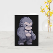 Buff Alpha Silverback Gorilla Ape Design Boxen Go Karte (Gelbe Blume)