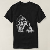 Buff Alpha Silverback Gorilla Art Design T-Shirt (Design vorne)