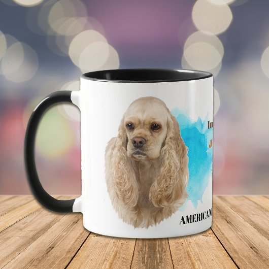 Buff American Cocker Spaniel Dog Loyal Friend Tasse