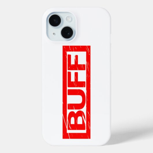 Buff-Briefmarke Case-Mate iPhone Hülle (Rückseite)