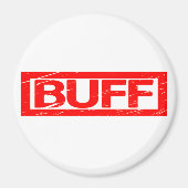 Buff-Briefmarke Magnet (Vorne)
