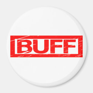 Buff-Briefmarke Magnet