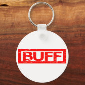 Buff-Briefmarke Schlüsselanhänger (Rückseite)