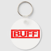 Buff-Briefmarke Schlüsselanhänger (Rückseite)