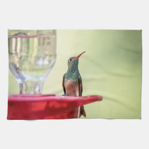 Buff-Bummingbird in Texas Geschirrtuch