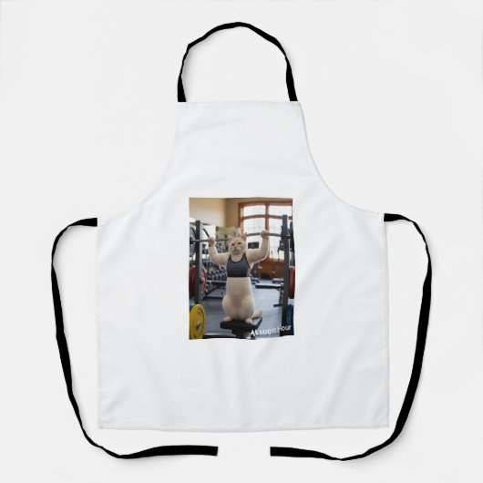 Buff Cat Kitchen Apron Schürze (Vorderseite)