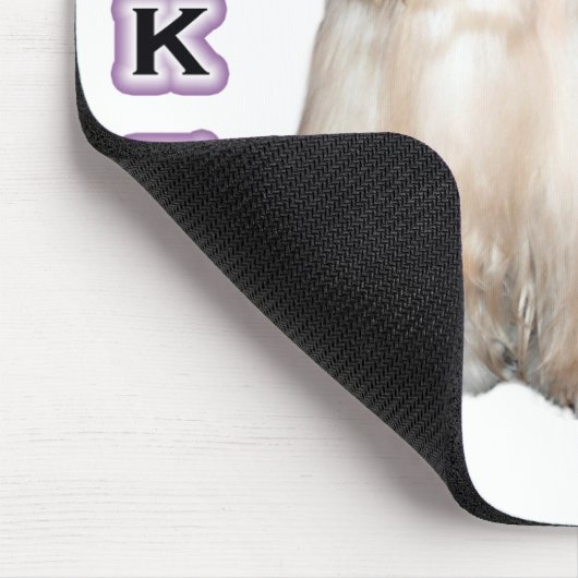 Buff Cocker Mama Spaniel; Cocker Spanische Mama Mousepad (Ecke)