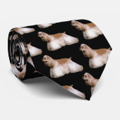 Buff Cocker spaniel Krawatte (Gerollt)