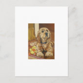 Buff Cocker Spaniel Postkarte (Vorderseite)