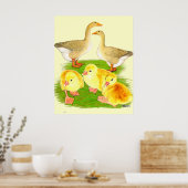 Buff Goose Family Poster (Küche)