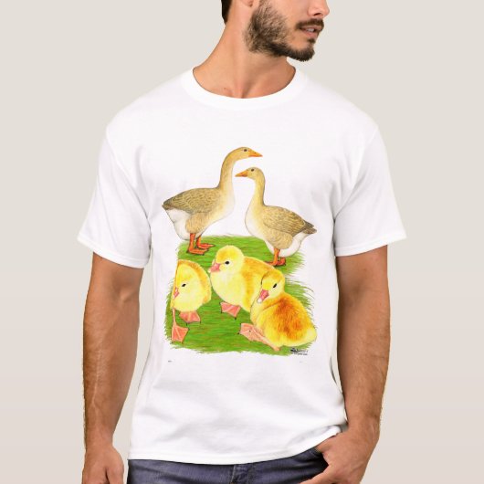 Buff Goose Family T-Shirt (Vorderseite)