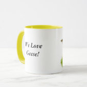 Buff Goose Family Tasse (Vorderseite Links)