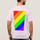 Buff LGBT Gay Pride Rainbow T-Shirt (Rückseite)