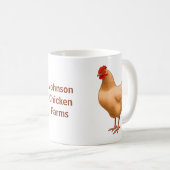 Buff Orpington Chicken Henne Kaffeetasse (VorderseiteRechts)