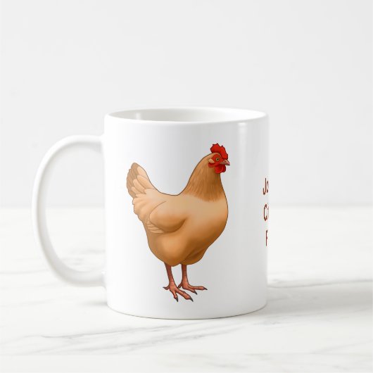 Buff Orpington Chicken Henne Kaffeetasse (Links)