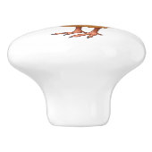 Buff Orpington Chicken Henne Keramikknauf (Seitenansicht)