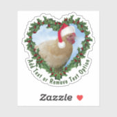 Buff Orpington Chicken Wreath Aufkleber (Blatt)