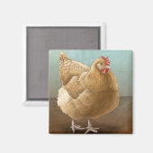 Buff Orpington Magnete Magnet (Vorderseite/Rückseite)