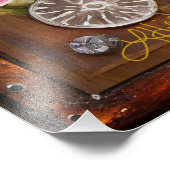 Buff Red Heart Steampunk Serie Fotodruck (Ecke)