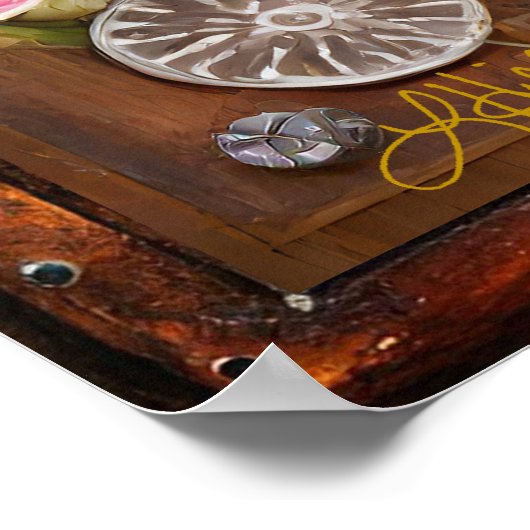 Buff Red Heart Steampunk Serie Poster (Ecke)