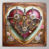 Buff Red Heart Steampunk Serie Poster (Vorne)