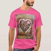 Buff Red Heart Steampunk Serie T-Shirt (Vorderseite)