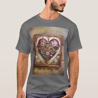Buff Red Heart Steampunk Serie T-Shirt