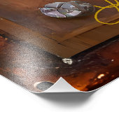 Buff Red Heart Steampunk Series Fotodruck (Ecke)