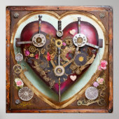 Buff Red Heart Steampunk Series Poster (Vorne)